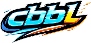 cbbl ব্র্যান্ডের লাল গেমিং লোগো